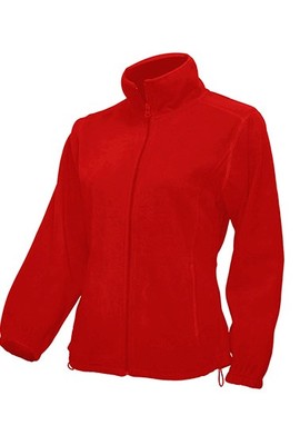 Куртка флисовая женская, красная JHK 
