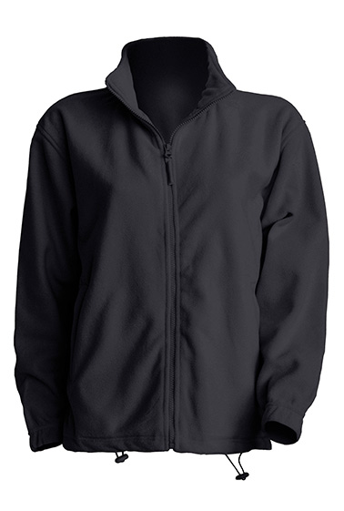 Куртка флисовая мужская, темно-серая (графит) JHK
