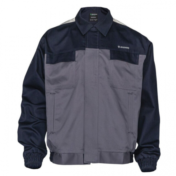 Куртка сварщика 1-й категории  NEWPORT,антистатическая,цвет синий/серый	