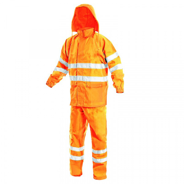 Костюм сигнальный влагозащитный CXS YORK куртка+брюки оранжевый