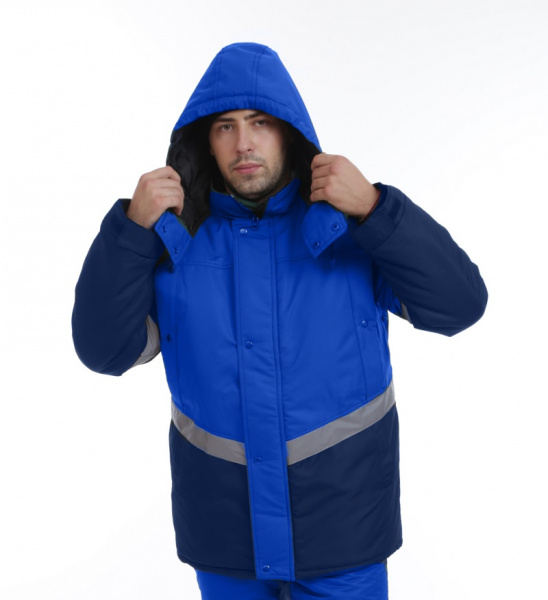 Куртка рабочая утепленная  NEWTON василек/темно-синий